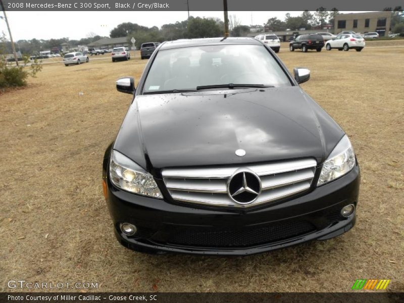 Black / Grey/Black 2008 Mercedes-Benz C 300 Sport