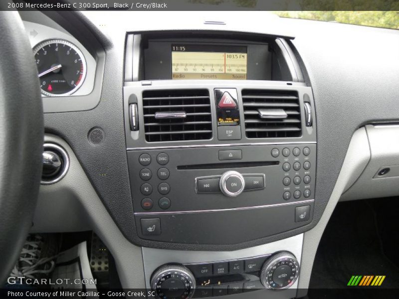 Black / Grey/Black 2008 Mercedes-Benz C 300 Sport