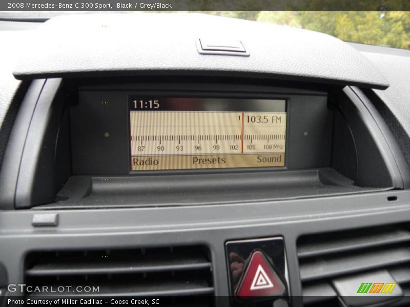 Black / Grey/Black 2008 Mercedes-Benz C 300 Sport