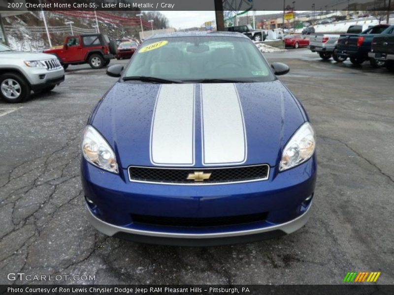 Laser Blue Metallic / Gray 2007 Chevrolet Monte Carlo SS