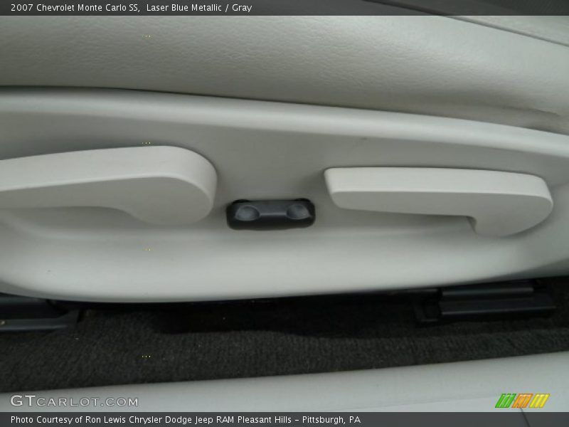 Laser Blue Metallic / Gray 2007 Chevrolet Monte Carlo SS