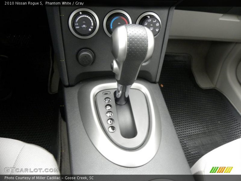 Phantom White / Gray 2010 Nissan Rogue S