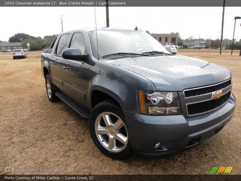 Blue Granite Metallic / Light Cashmere 2009 Chevrolet Avalanche LT