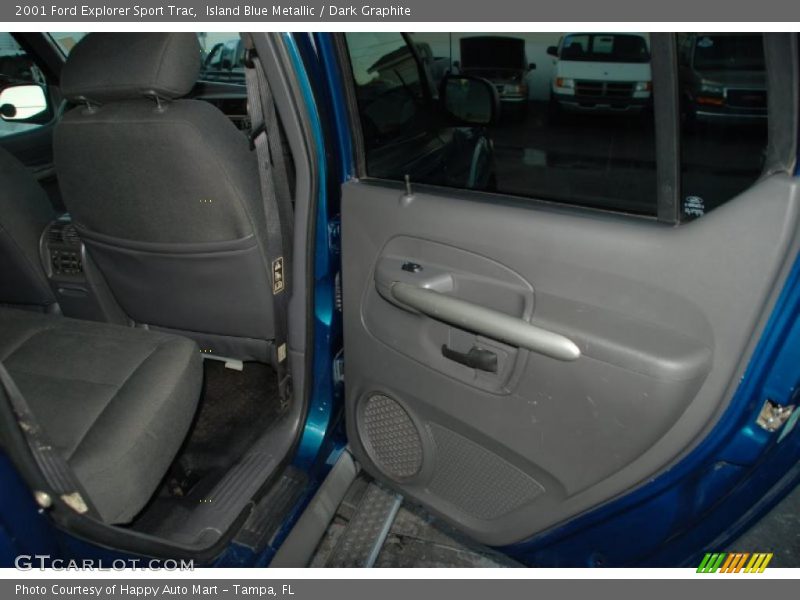 Island Blue Metallic / Dark Graphite 2001 Ford Explorer Sport Trac