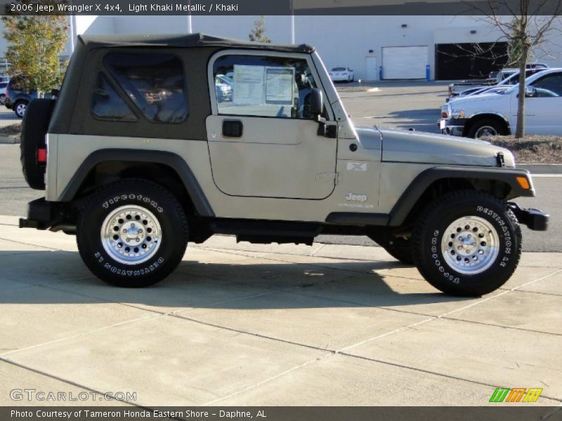 Light Khaki Metallic / Khaki 2006 Jeep Wrangler X 4x4
