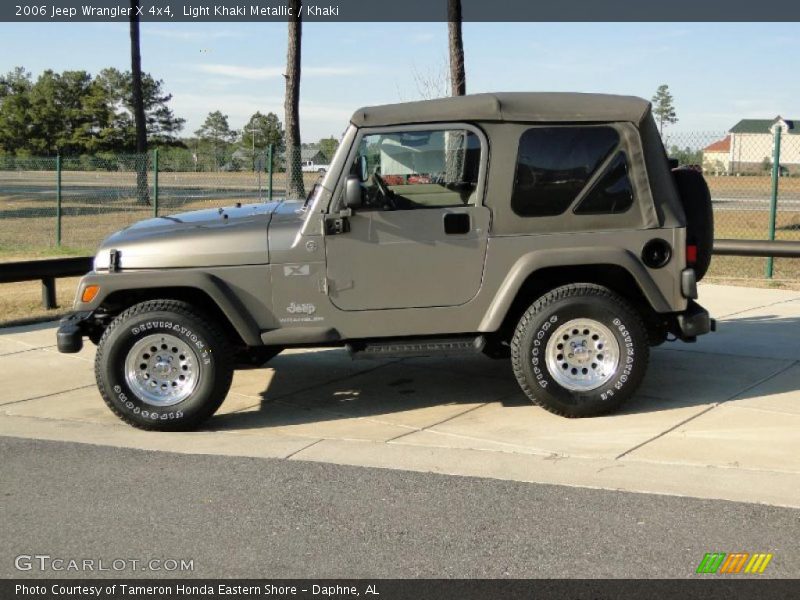 Light Khaki Metallic / Khaki 2006 Jeep Wrangler X 4x4