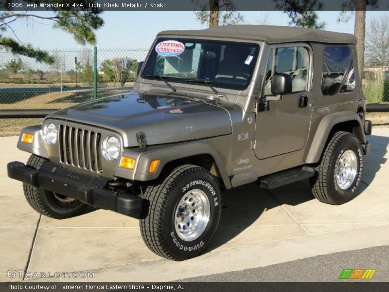 Light Khaki Metallic / Khaki 2006 Jeep Wrangler X 4x4