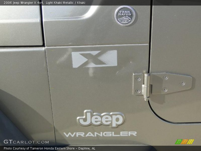 Light Khaki Metallic / Khaki 2006 Jeep Wrangler X 4x4