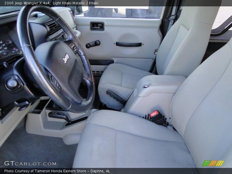 Light Khaki Metallic / Khaki 2006 Jeep Wrangler X 4x4