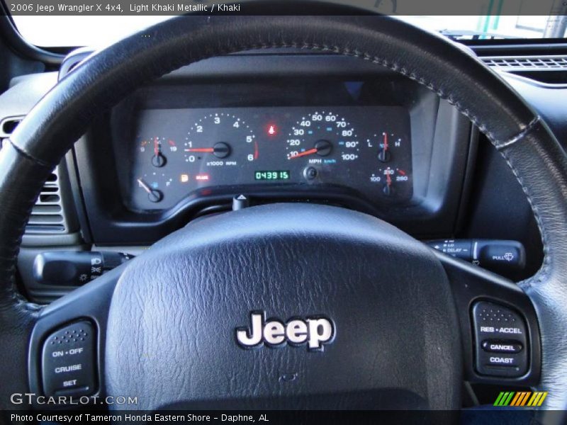 Light Khaki Metallic / Khaki 2006 Jeep Wrangler X 4x4