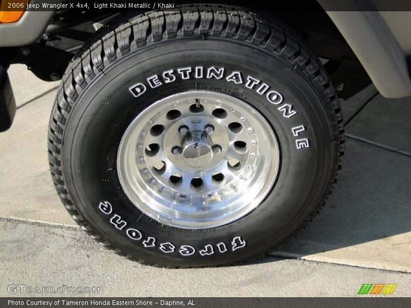 Light Khaki Metallic / Khaki 2006 Jeep Wrangler X 4x4