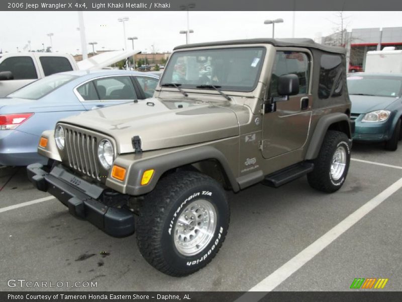 Light Khaki Metallic / Khaki 2006 Jeep Wrangler X 4x4