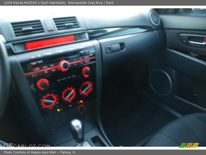 Metropolitan Gray Mica / Black 2008 Mazda MAZDA3 s Sport Hatchback