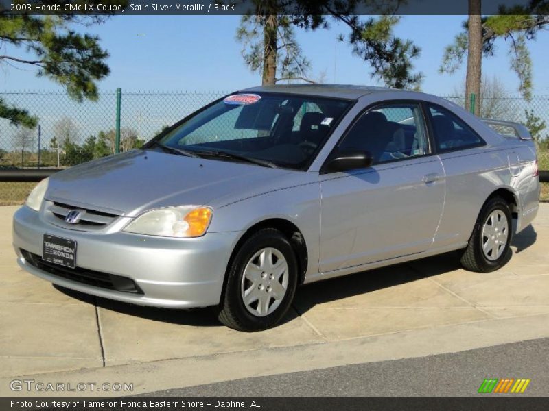 Front 3/4 View of 2003 Civic LX Coupe