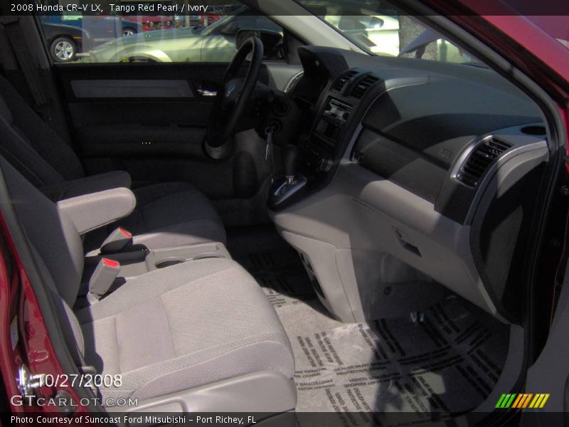 Tango Red Pearl / Ivory 2008 Honda CR-V LX