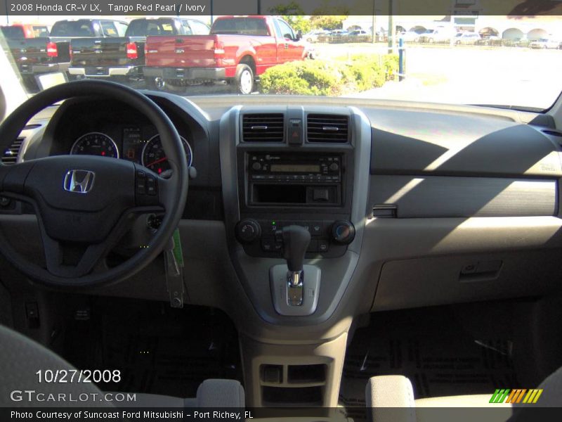 Tango Red Pearl / Ivory 2008 Honda CR-V LX