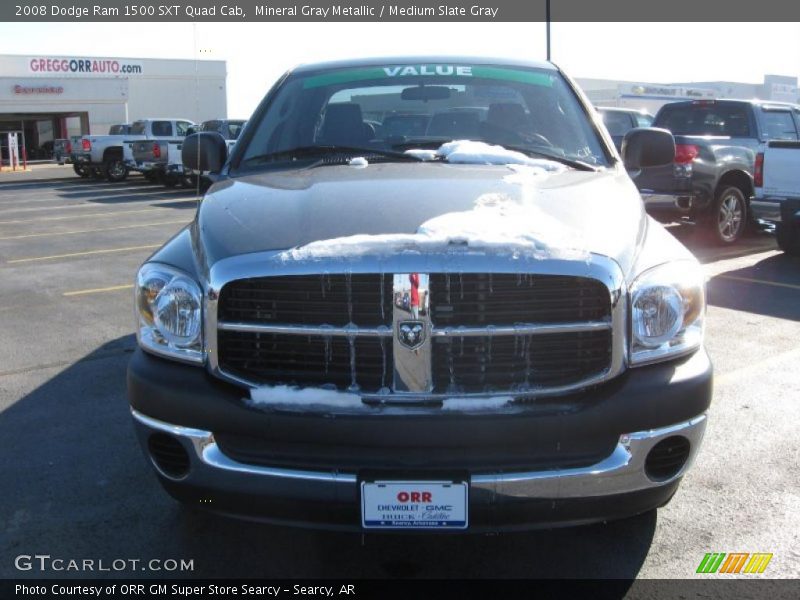 Mineral Gray Metallic / Medium Slate Gray 2008 Dodge Ram 1500 SXT Quad Cab