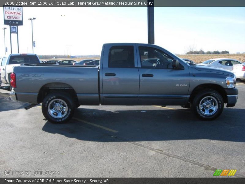 Mineral Gray Metallic / Medium Slate Gray 2008 Dodge Ram 1500 SXT Quad Cab