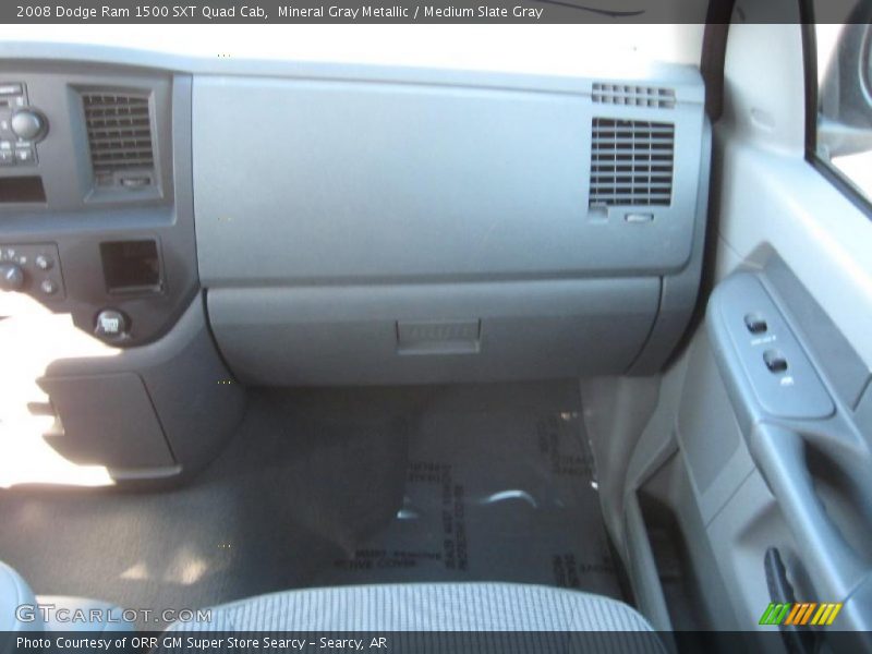 Mineral Gray Metallic / Medium Slate Gray 2008 Dodge Ram 1500 SXT Quad Cab
