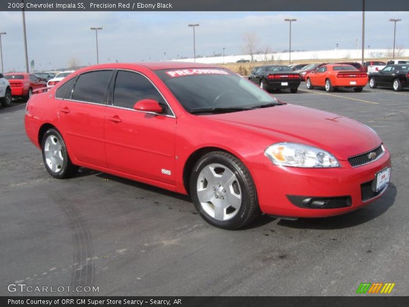 Precision Red / Ebony Black 2008 Chevrolet Impala SS