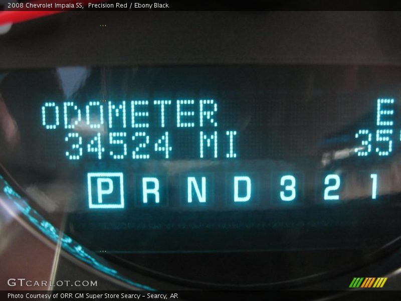 Precision Red / Ebony Black 2008 Chevrolet Impala SS