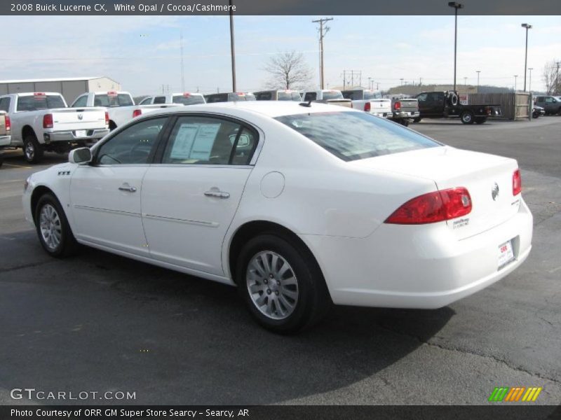 White Opal / Cocoa/Cashmere 2008 Buick Lucerne CX