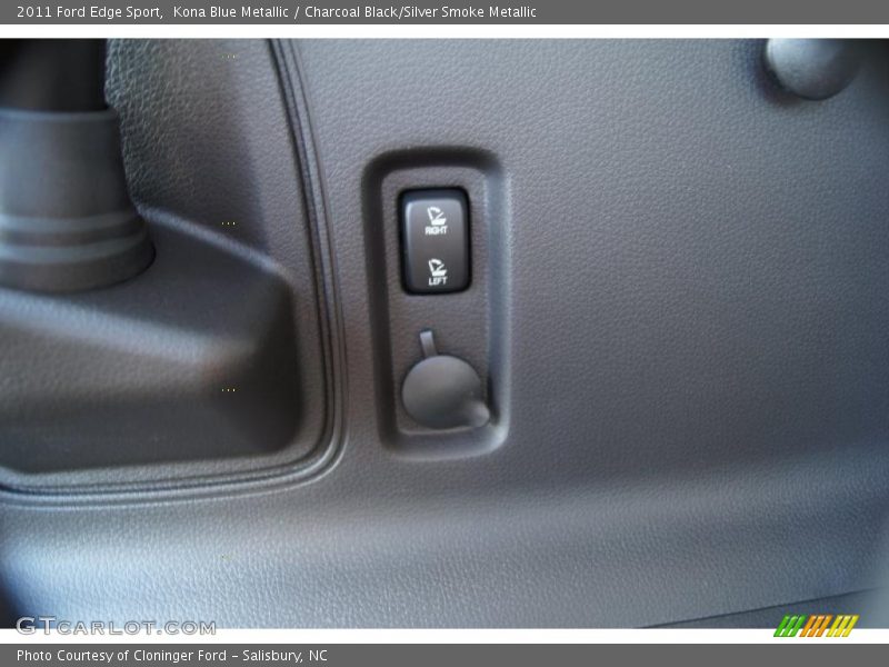Kona Blue Metallic / Charcoal Black/Silver Smoke Metallic 2011 Ford Edge Sport