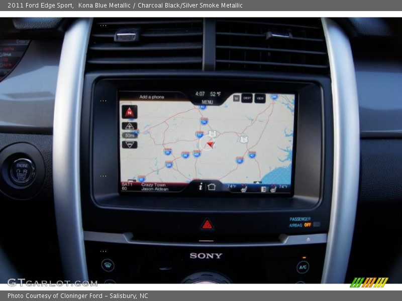 Navigation of 2011 Edge Sport