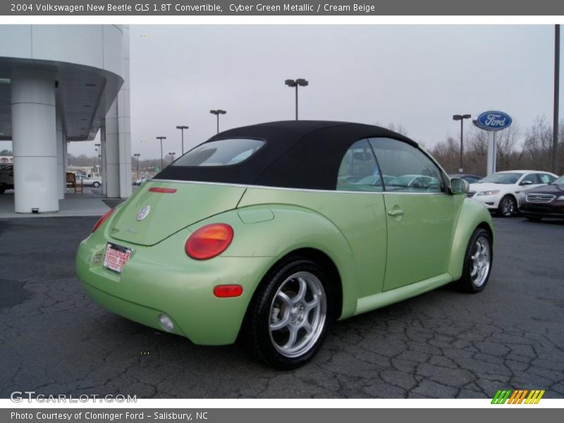 Cyber Green Metallic / Cream Beige 2004 Volkswagen New Beetle GLS 1.8T Convertible