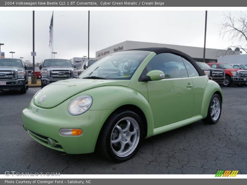Front 3/4 View of 2004 New Beetle GLS 1.8T Convertible