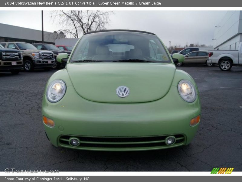 Cyber Green Metallic / Cream Beige 2004 Volkswagen New Beetle GLS 1.8T Convertible