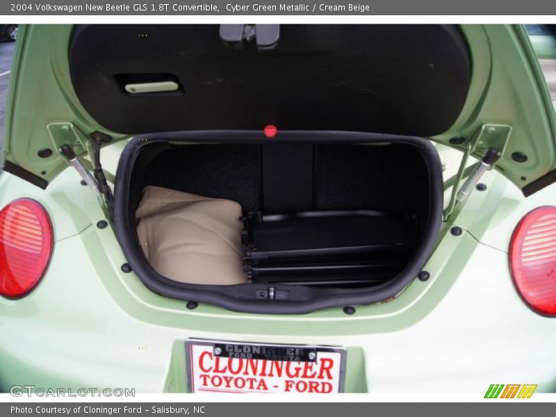 Cyber Green Metallic / Cream Beige 2004 Volkswagen New Beetle GLS 1.8T Convertible