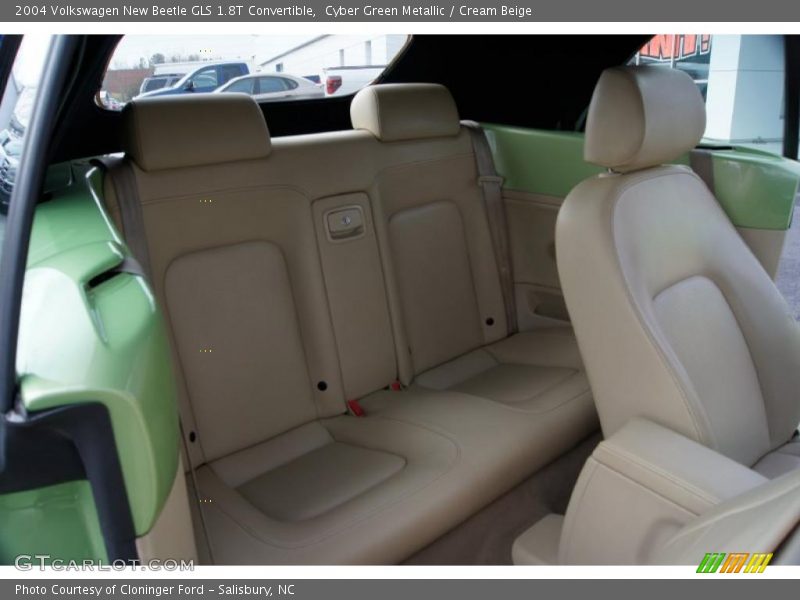 Cyber Green Metallic / Cream Beige 2004 Volkswagen New Beetle GLS 1.8T Convertible