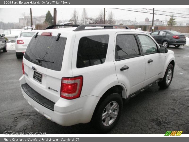 Oxford White / Stone 2008 Ford Escape Hybrid