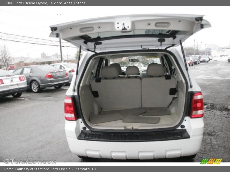 Oxford White / Stone 2008 Ford Escape Hybrid