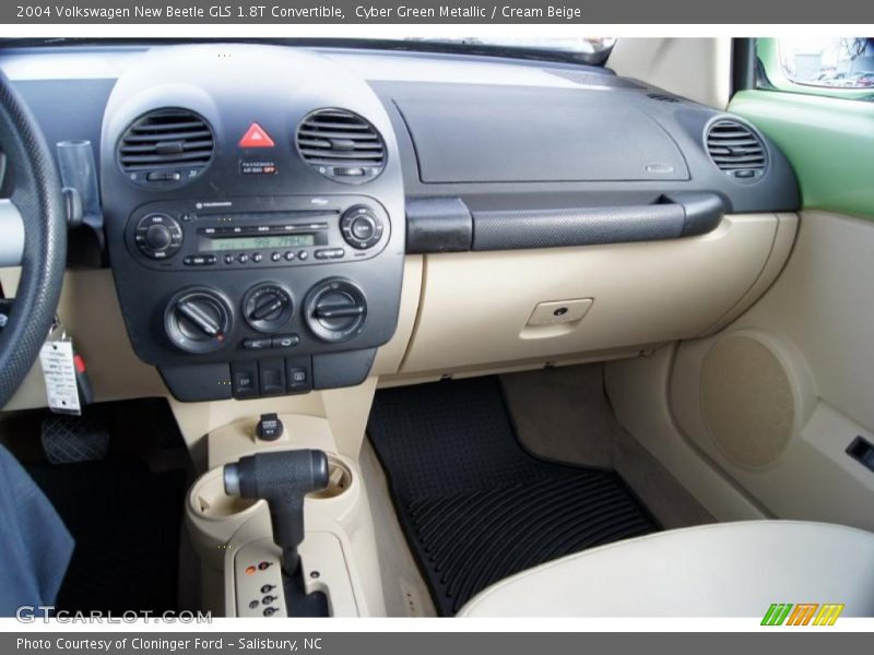 Cyber Green Metallic / Cream Beige 2004 Volkswagen New Beetle GLS 1.8T Convertible