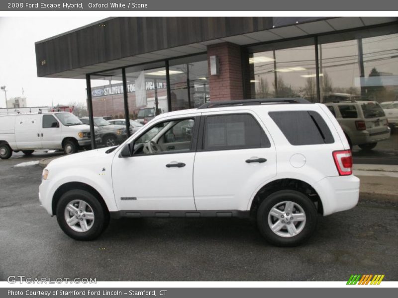 Oxford White / Stone 2008 Ford Escape Hybrid