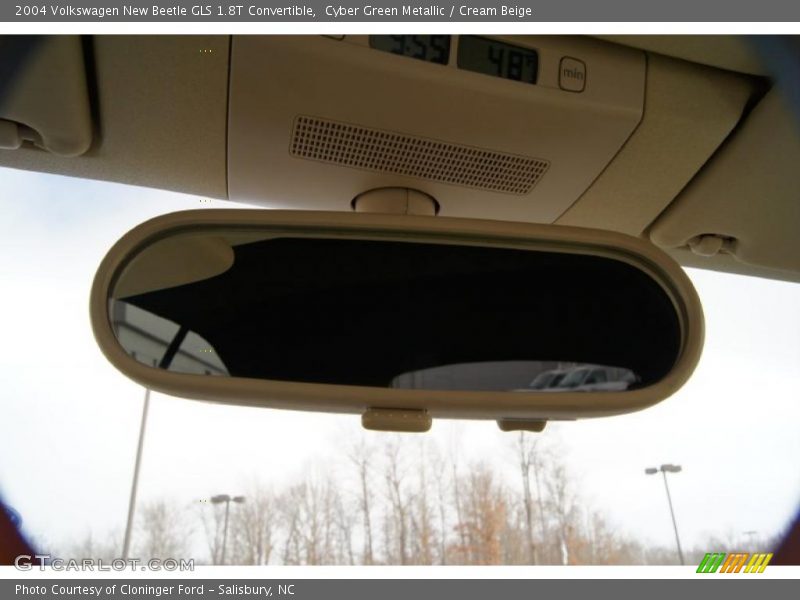 Cyber Green Metallic / Cream Beige 2004 Volkswagen New Beetle GLS 1.8T Convertible