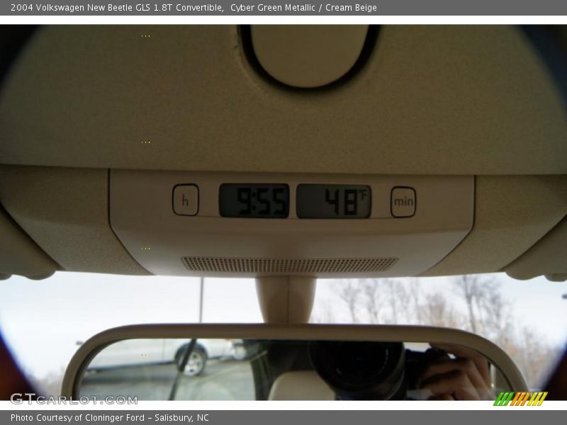 Cyber Green Metallic / Cream Beige 2004 Volkswagen New Beetle GLS 1.8T Convertible