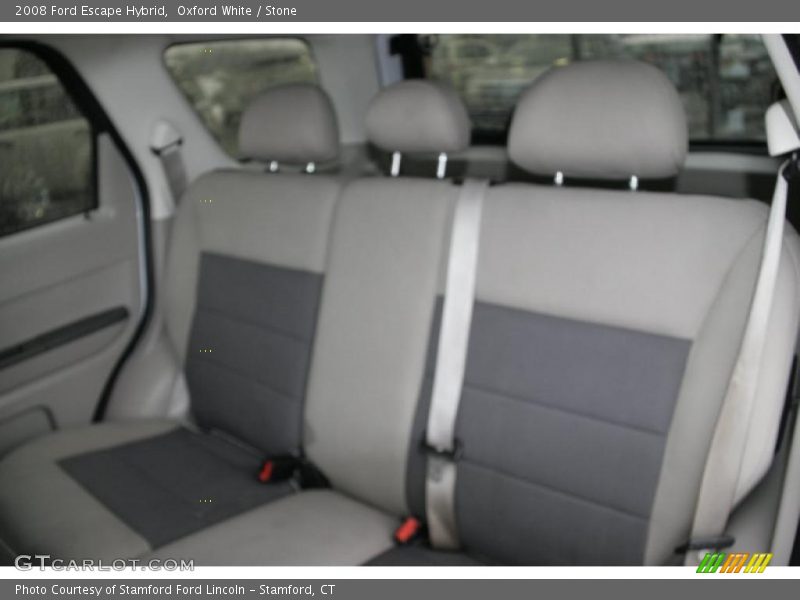 Oxford White / Stone 2008 Ford Escape Hybrid