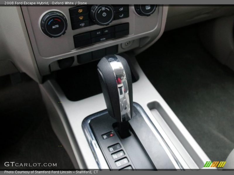 Oxford White / Stone 2008 Ford Escape Hybrid