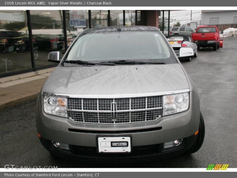 Vapor Silver Metallic / Charcoal Black 2008 Lincoln MKX AWD
