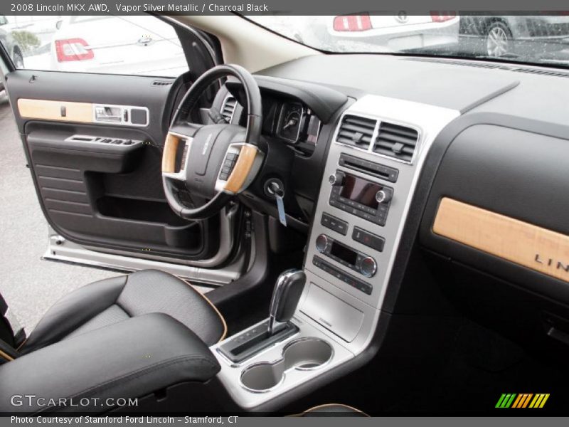 Vapor Silver Metallic / Charcoal Black 2008 Lincoln MKX AWD