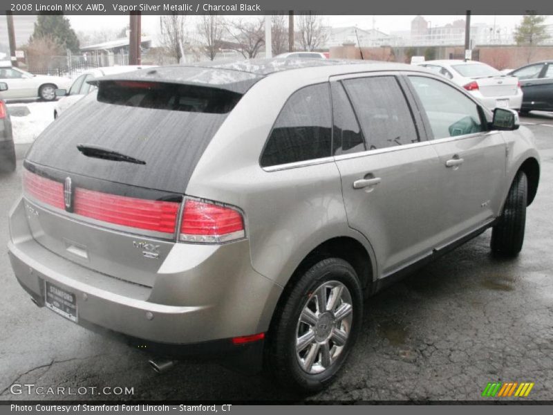 Vapor Silver Metallic / Charcoal Black 2008 Lincoln MKX AWD