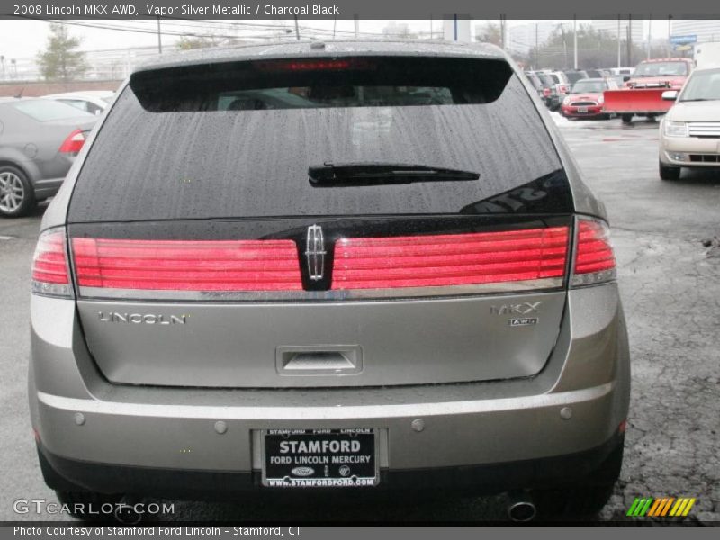 Vapor Silver Metallic / Charcoal Black 2008 Lincoln MKX AWD