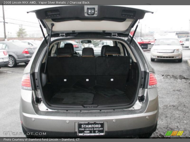 Vapor Silver Metallic / Charcoal Black 2008 Lincoln MKX AWD