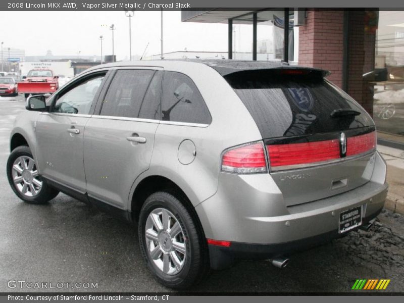 Vapor Silver Metallic / Charcoal Black 2008 Lincoln MKX AWD