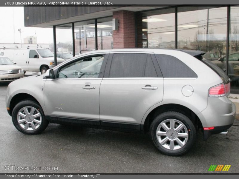 Vapor Silver Metallic / Charcoal Black 2008 Lincoln MKX AWD