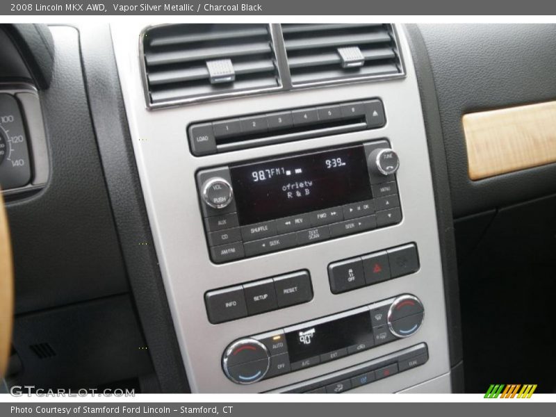 Vapor Silver Metallic / Charcoal Black 2008 Lincoln MKX AWD