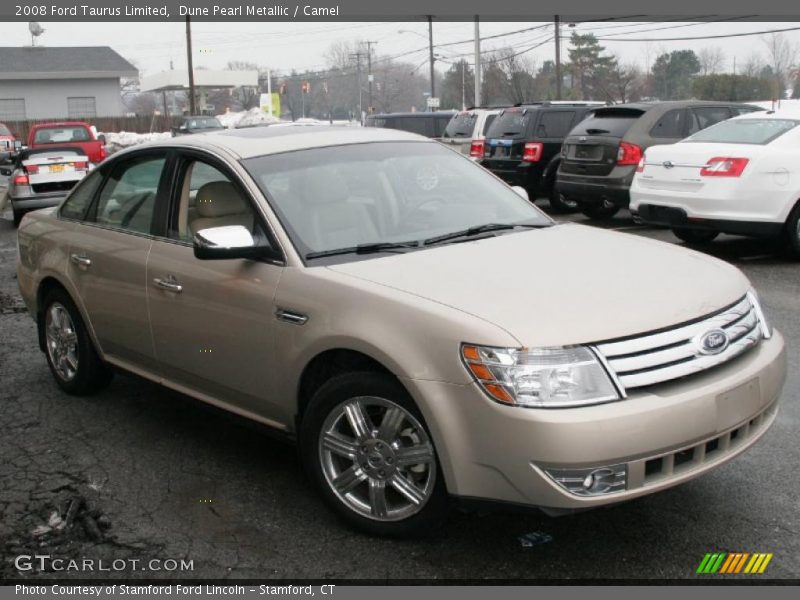 Dune Pearl Metallic / Camel 2008 Ford Taurus Limited